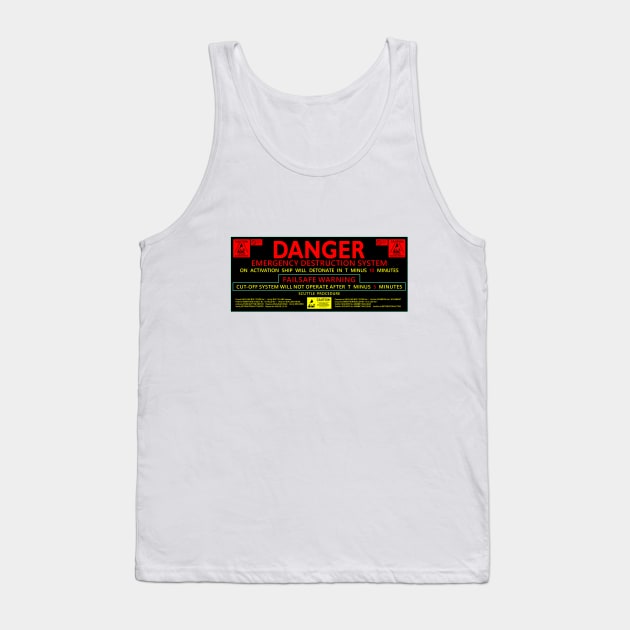 ALIEN - Nostromo Auto Destruct Tank Top by Blade Runner Thoughts